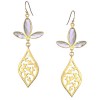 Iolite Leaf and Branches Earring